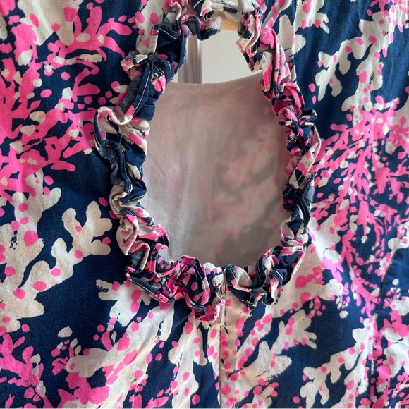 Lilly Pulitzer Fiesta Stretch Light Pascha Pink Aquadesiac Dress Size 2 - Picture 3 of 7